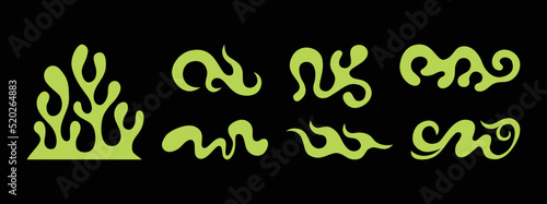 Vector abstract futuristic modern neo gothic backgrounds, prints, posters, packaging templates posts, stories for social media