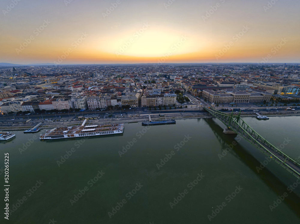 Budapest  Sonnenaufgang 