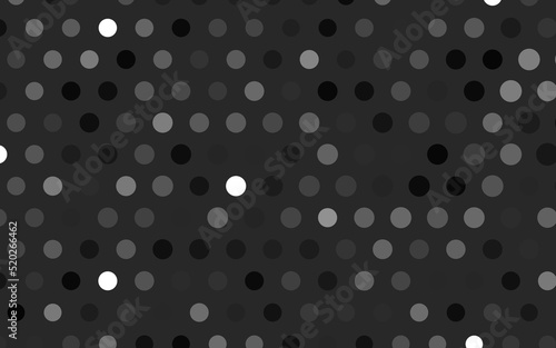 Light Silver, Gray vector pattern with spheres.