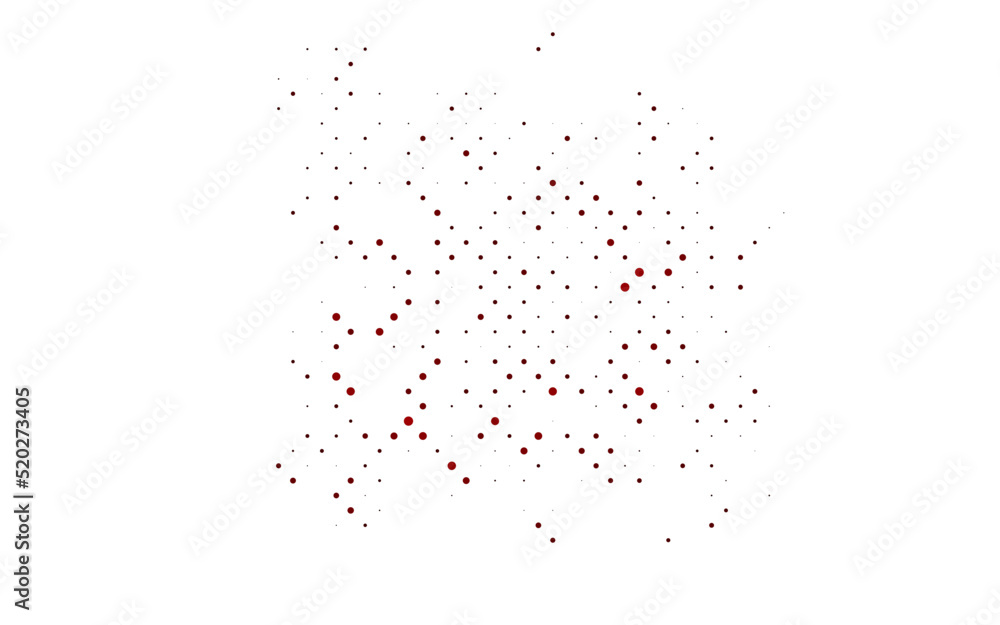 Light Red vector texture with disks.