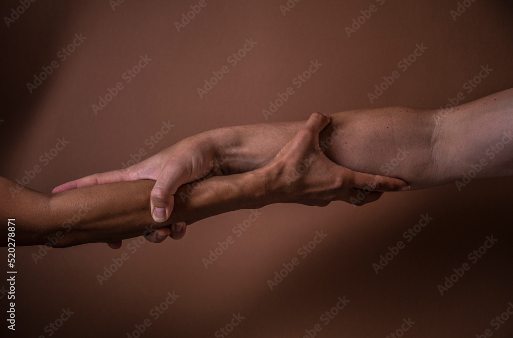 close up of hands holding hands. Body. Sensual. Hands concept. Background. Family. 