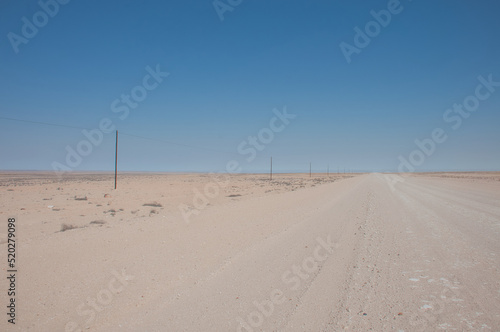 Obraz na płótnie Namib desert roads, Namibia