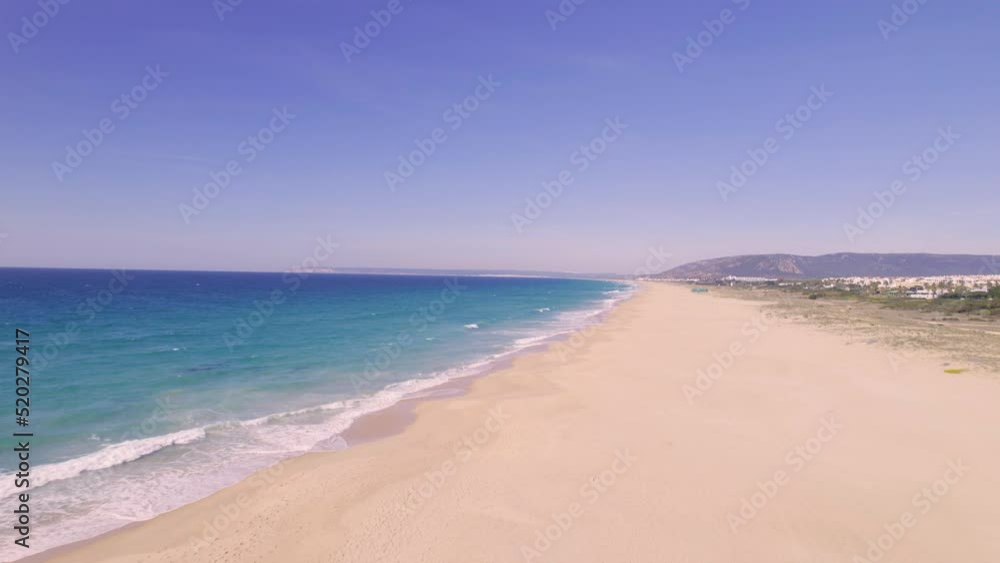 4K aerial views - Coast of Cadiz - Beautiful aerial views of sunset on the beach taken with a drone of the wonderful coastal towns of Cadiz 4K aerial views - Coast of Cadiz - Beautiful aerial views of sunset on the beach taken with a drone of the wonderful coastal towns of Cadiz