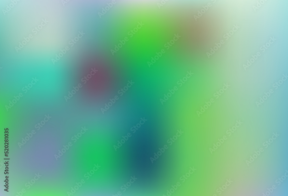 Obraz premium Light Blue, Green vector abstract blurred pattern.