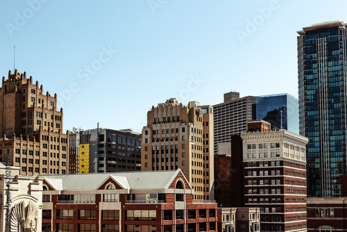 Cityscape of Fort Worth, Texas. photo