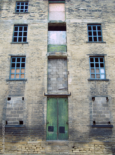 abandoned disused old derelict factory or mill building in halif photo