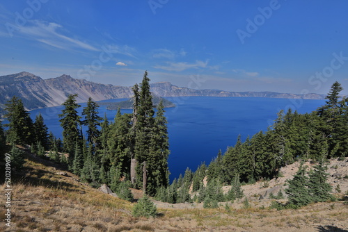 Crater Lake in Oregon photo