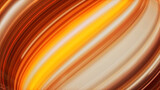 Abstract visualization of the energy moving through cables of an orange color. Animation. Electric circuit fiber of bending wires, concept of the internet.
