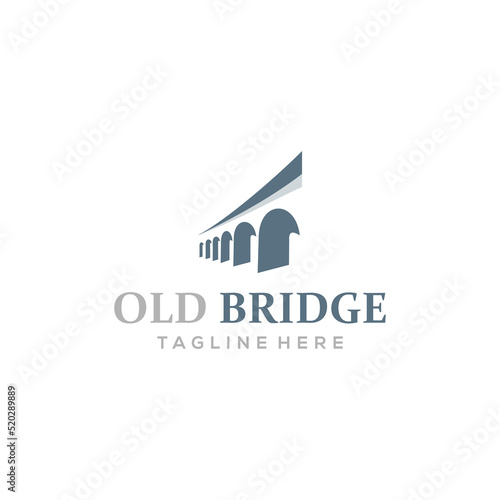 old bridge  logo design  creative vector design inspiration for any business