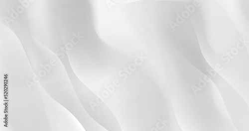 Abstract white and grey wavy smooth and clean background. Futuristic technology digital hi tech concept. Vector illustration
