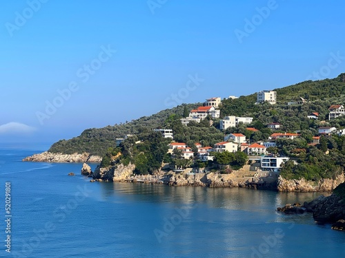 Montenegro Ulcinj town on the Adriatic sea.