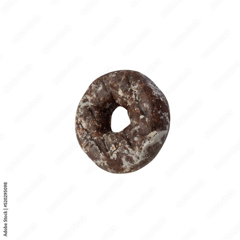 Chocolate donut isolated on white background with clipping path. Chocolate donut isolated on white background with clipping path.
