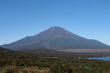 山中湖村から見た富士山（山梨県山中湖村）