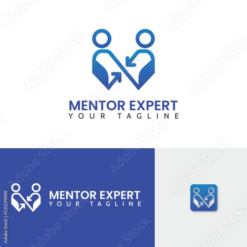Mentor Expert Logo Vector Illustration