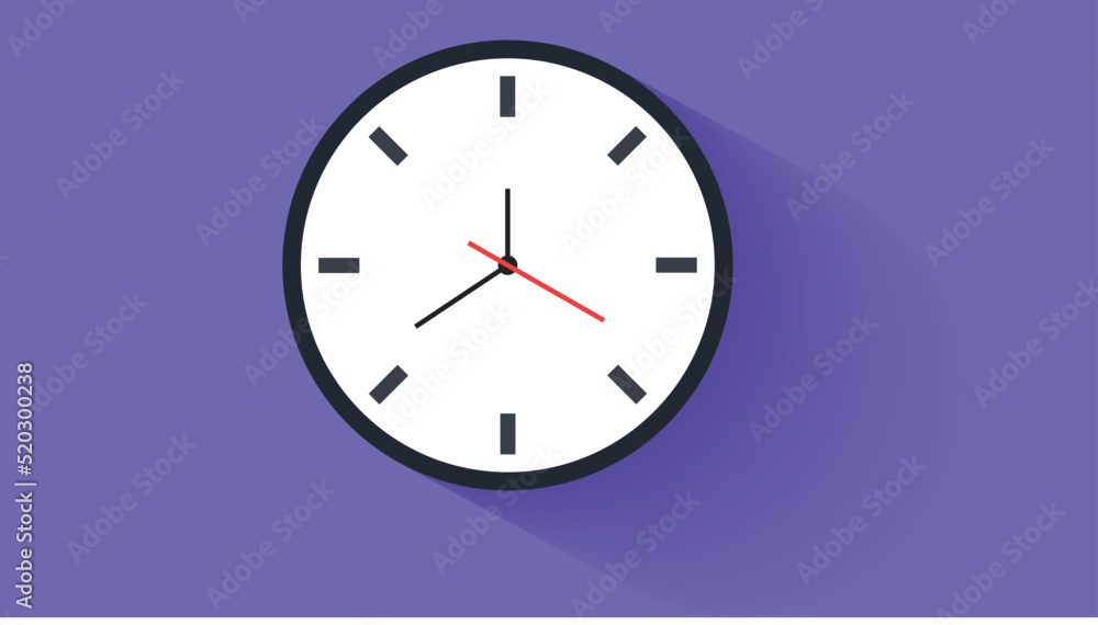 Highly detailed creative wall clock vector illustration. EPS 10. Highly detailed creative wall clock vector illustration. EPS 10.