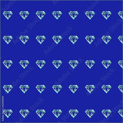 Illustration of drawing diamond pattern background