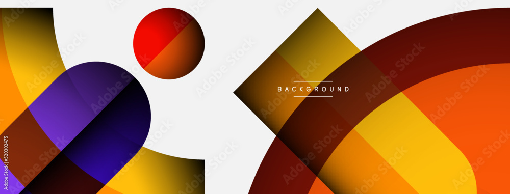Trendy shapes, color minimal design composition, lines and shadows for wallpaper banner background or landing page Trendy shapes, color minimal design composition, lines and shadows for wallpaper banner background or landing page