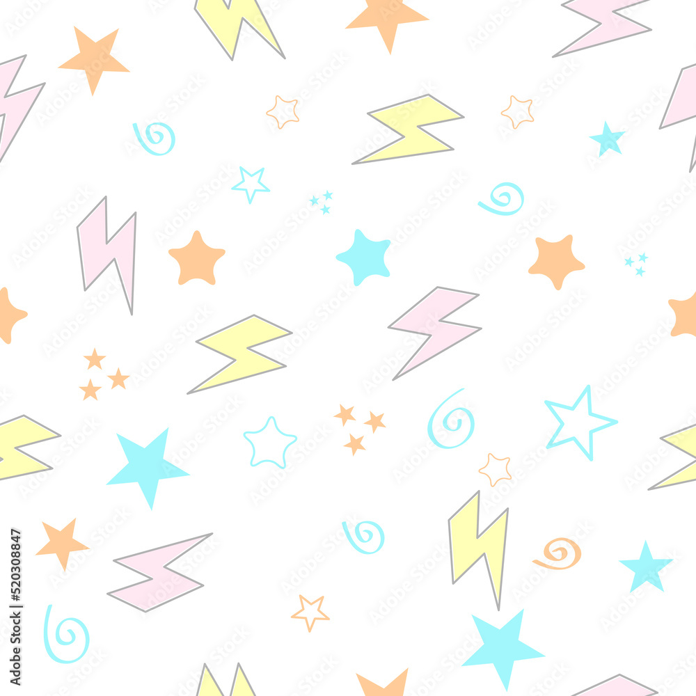 Flash graphic element seamless background, thunder modern cover pattern vector illustration Flash graphic element seamless background, thunder modern cover pattern vector illustration