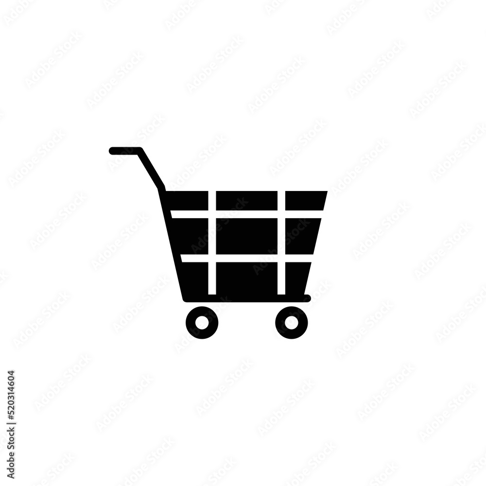 trolley icon flat style trendy stylist simple trolley icon flat style trendy stylist simple