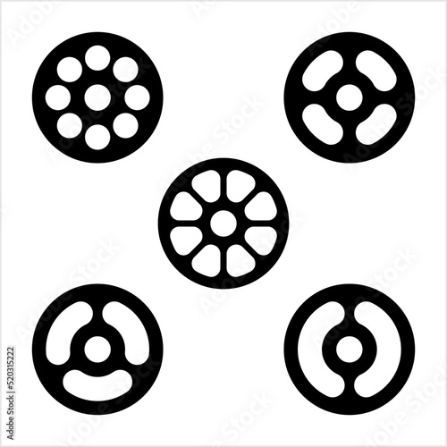 Meat Grinder Plate Icon, Various Grinder Plate Shape Size