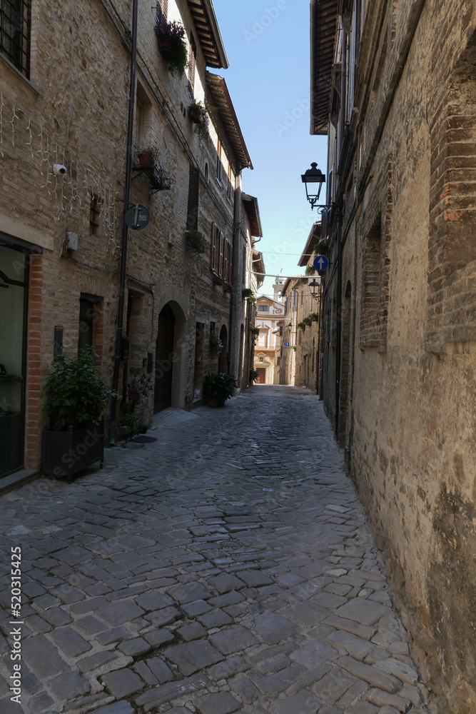 Vicolo di Bevagna, Perugia, Italia