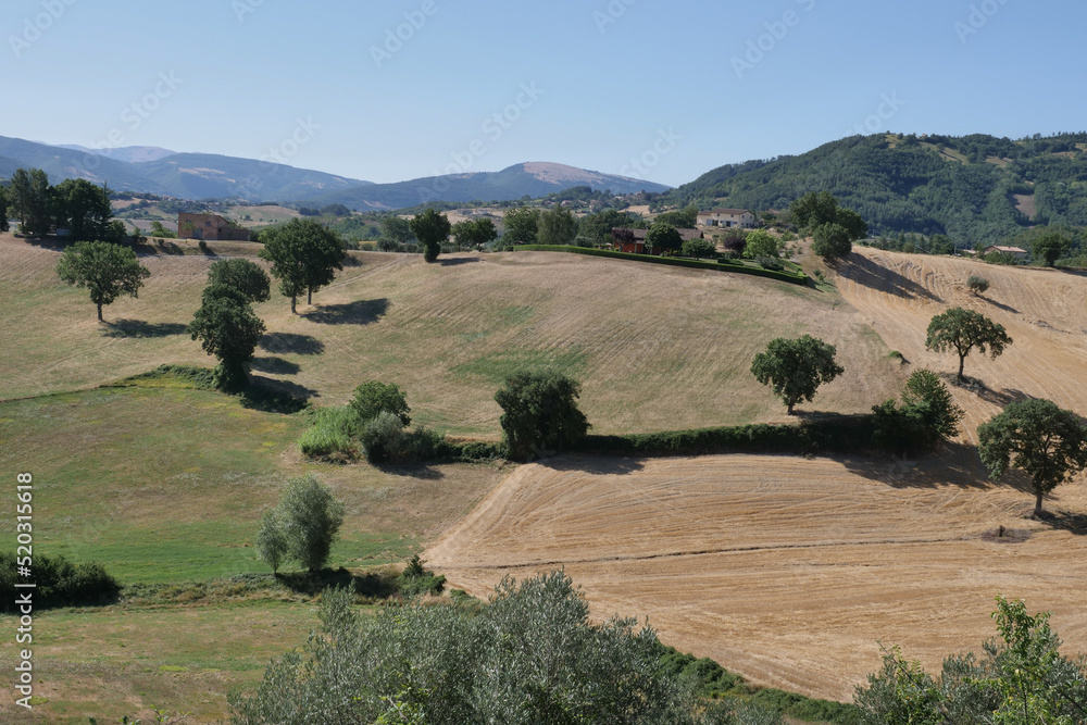 Paesaggio colline Umbre, Perugia