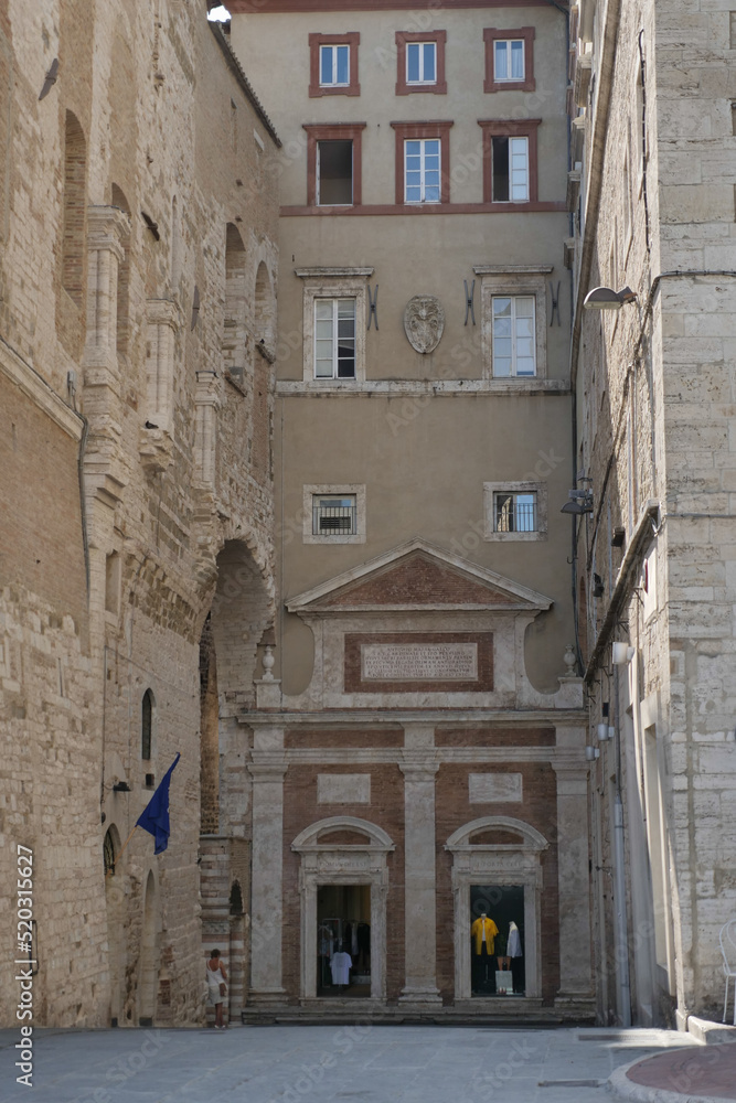Perugia, scorcio di Via Maestà delle Volte, Umbria