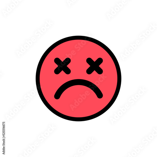 Emoji sad angry negative smile ratings to display customer feedback satisfaction rate - Vector emoticons faces collection with expressions to show good bad client feedback