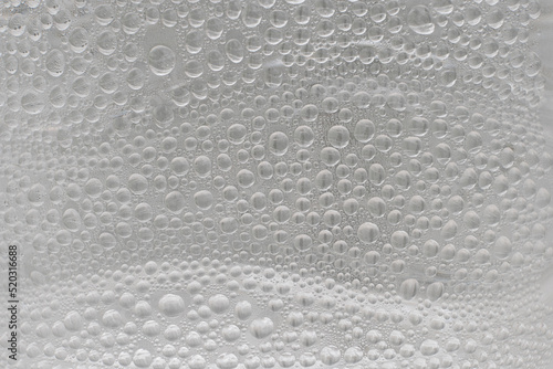 Water Droplets on White Background Texture.