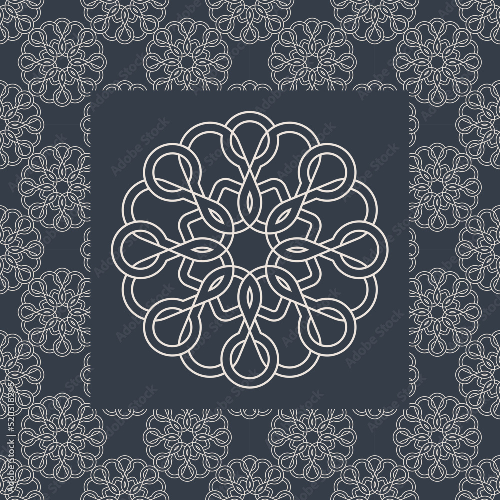 Abstract geometric islamic background. - Vector.