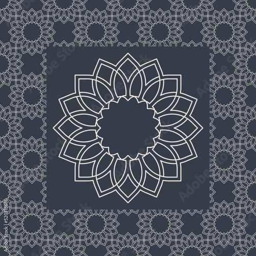 Abstract geometric islamic background. - Vector. photo