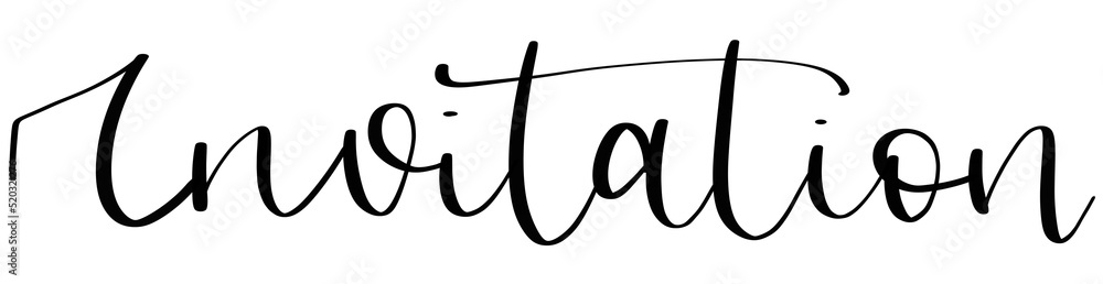 Invitation calligraphy handlettering (2) Invitation calligraphy handlettering (2)
