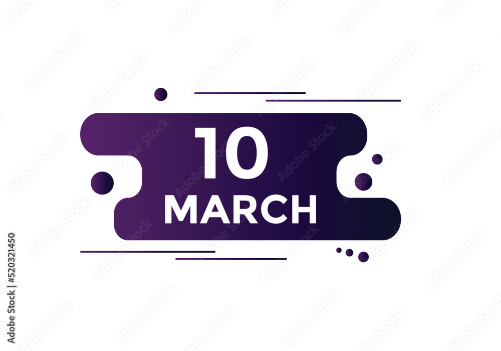 march 10 calendar reminder. 10th march daily calendar icon template. Vector illustration
march 10 calendar reminder. 10th march daily calendar icon template. Vector illustration