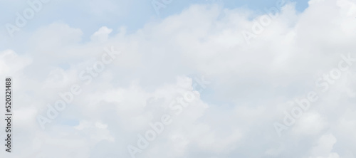 lue sky with white cloud. Blue background. The summer sky is overcast day for backdrop decorative and wallpaper design. The perfect sky background.