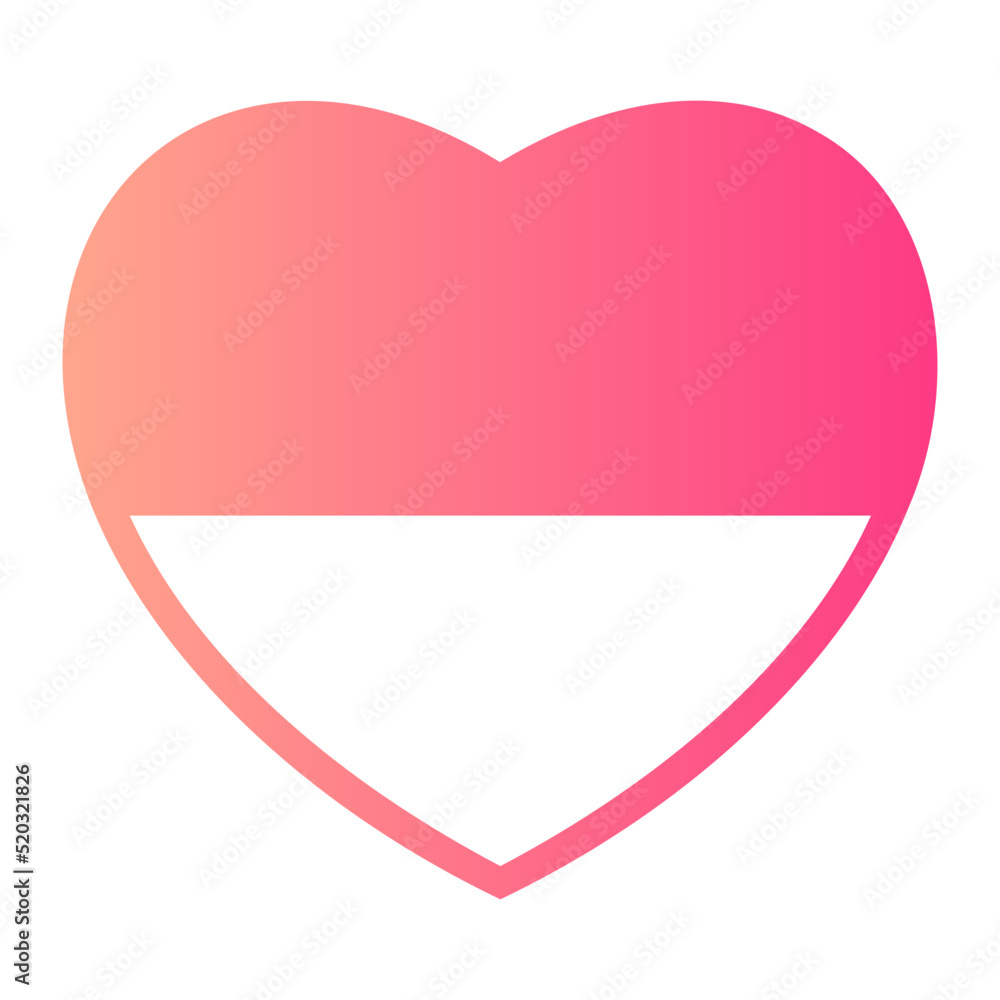 love gradient icon love gradient icon