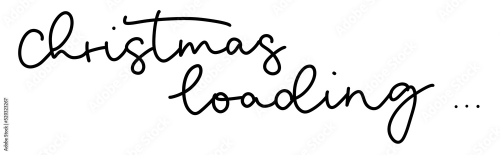 Christmas loading handlettering Christmas loading handlettering