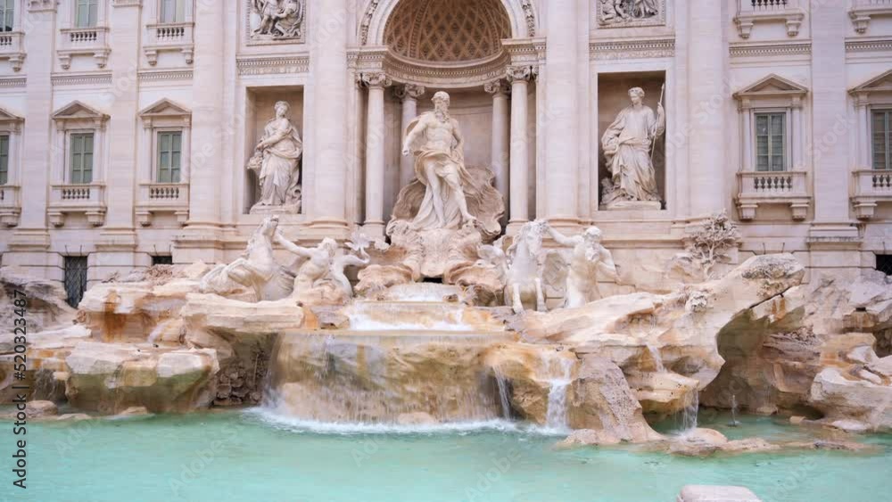 Trevi Fountain located in the centre of Rome, Italy Trevi Fountain located in the centre of Rome, Italy