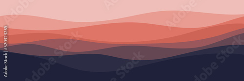 gradient color wave pattern vector illustration for wallpaper, background, backdrop design, and design template