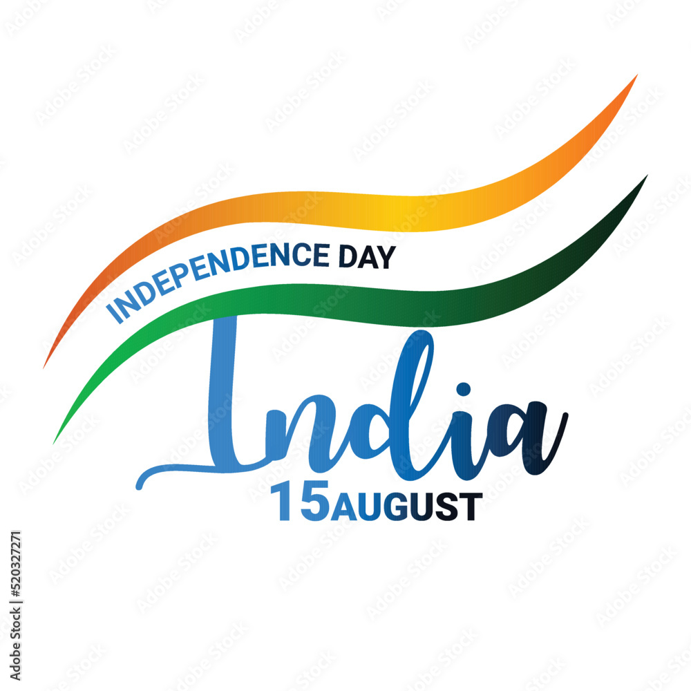Happy independence day celebration card