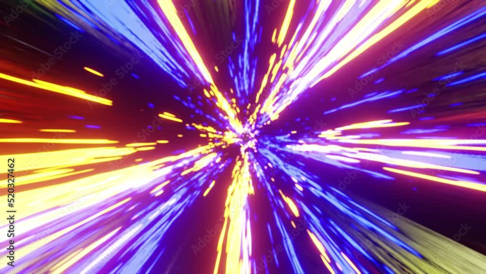 Light Speed Tunnel Flight | Warp Speed Effect Light Speed Tunnel Flight | Warp Speed Effect