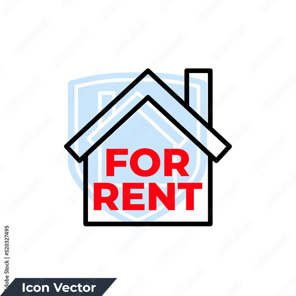 for rent icon logo vector illustration. House for rent symbol template for graphic and web design collection for rent icon logo vector illustration. House for rent symbol template for graphic and web design collection