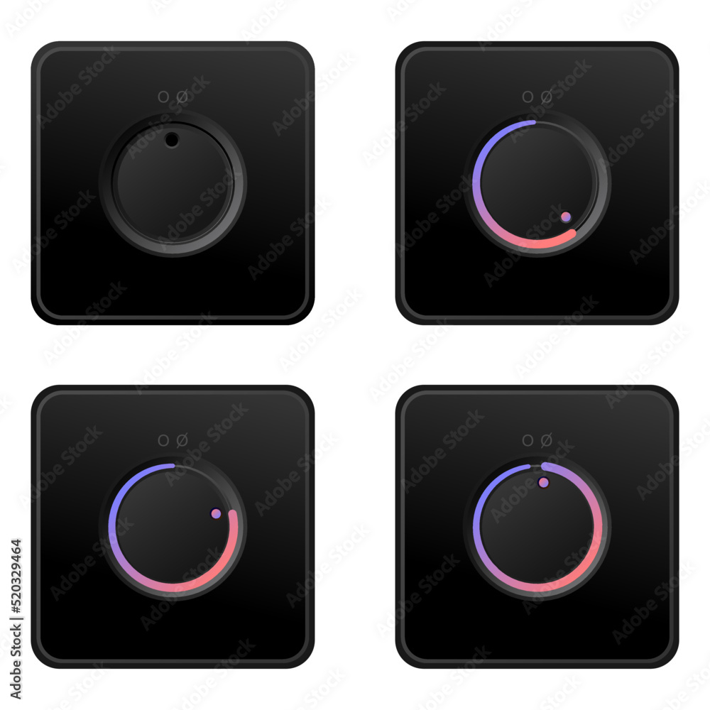 Smart light room switcher. Switch light indicator, sensor switcher states. Touch sensor switch on Smart light room switcher. Switch light indicator, sensor switcher states. Touch sensor switch on