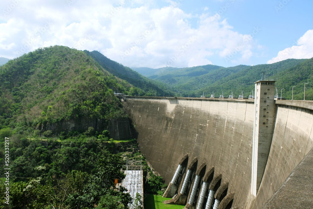 Bhumibol dam in Thailand