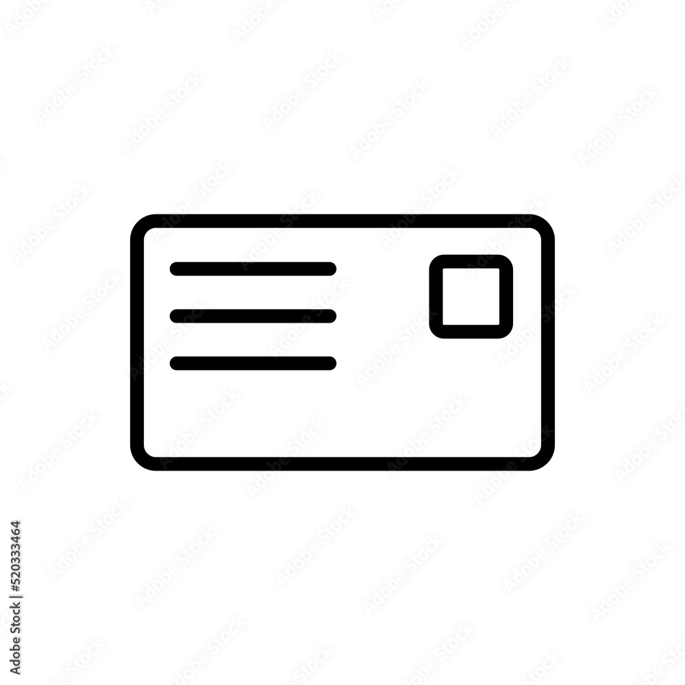 Letter simple icon vector. Flat design Letter simple icon vector. Flat design
