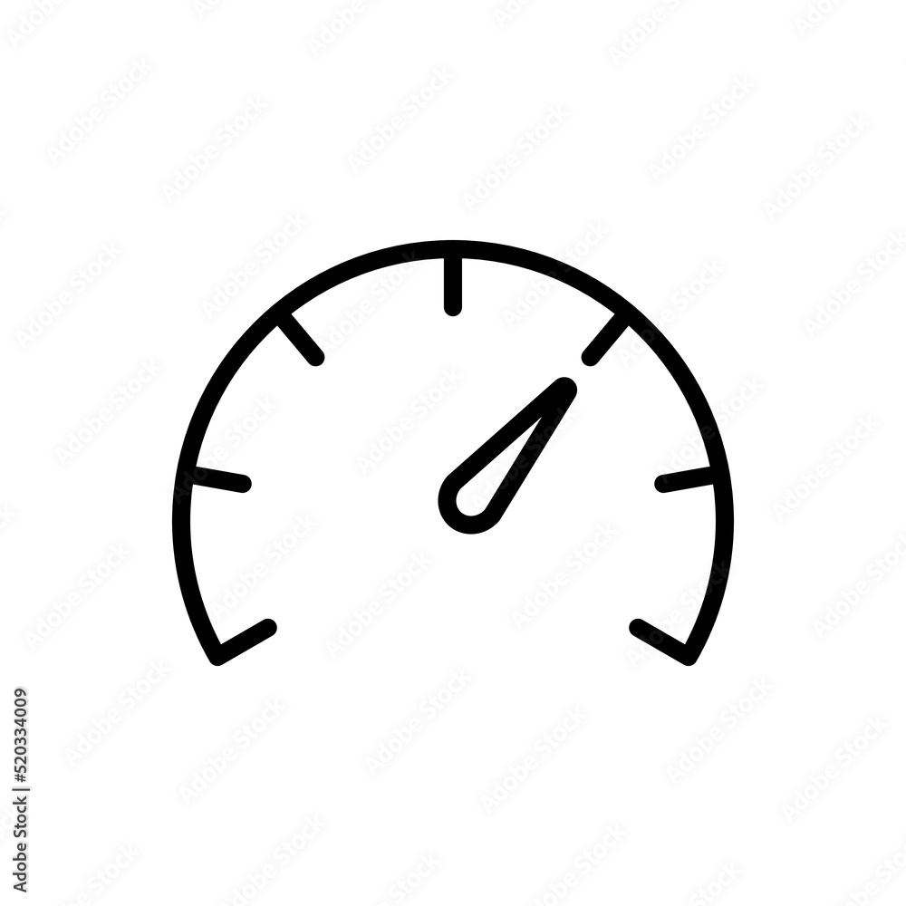 Speedometer logo simple icon vector. Flat design Speedometer logo simple icon vector. Flat design