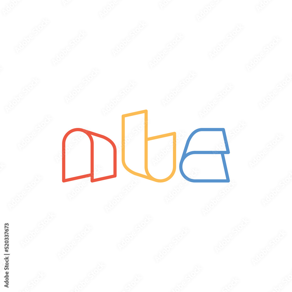 ABC Book fold initial logo ABC Book fold initial logo