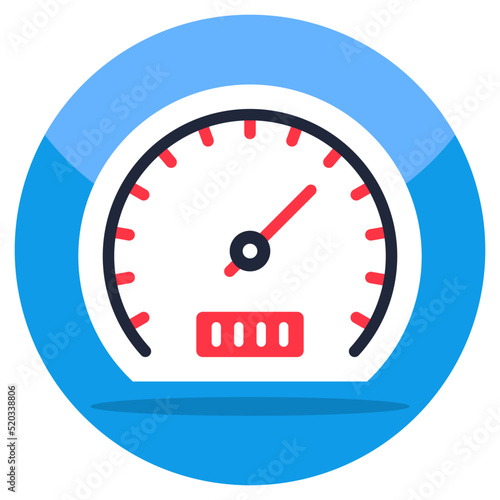 Premium download icon of speedometer