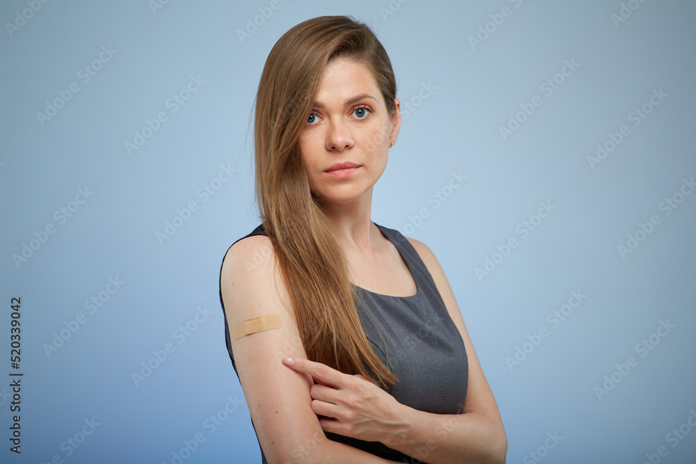Smiling woman isolated portrait Smiling woman isolated portrait