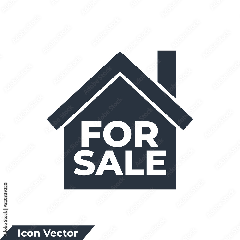 House for Sale icon logo vector illustration. for sale symbol template for graphic and web design collection House for Sale icon logo vector illustration. for sale symbol template for graphic and web design collection