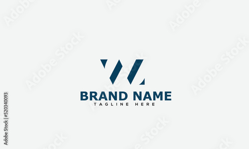Logo design letter WL . Elegant modern. Vector template.